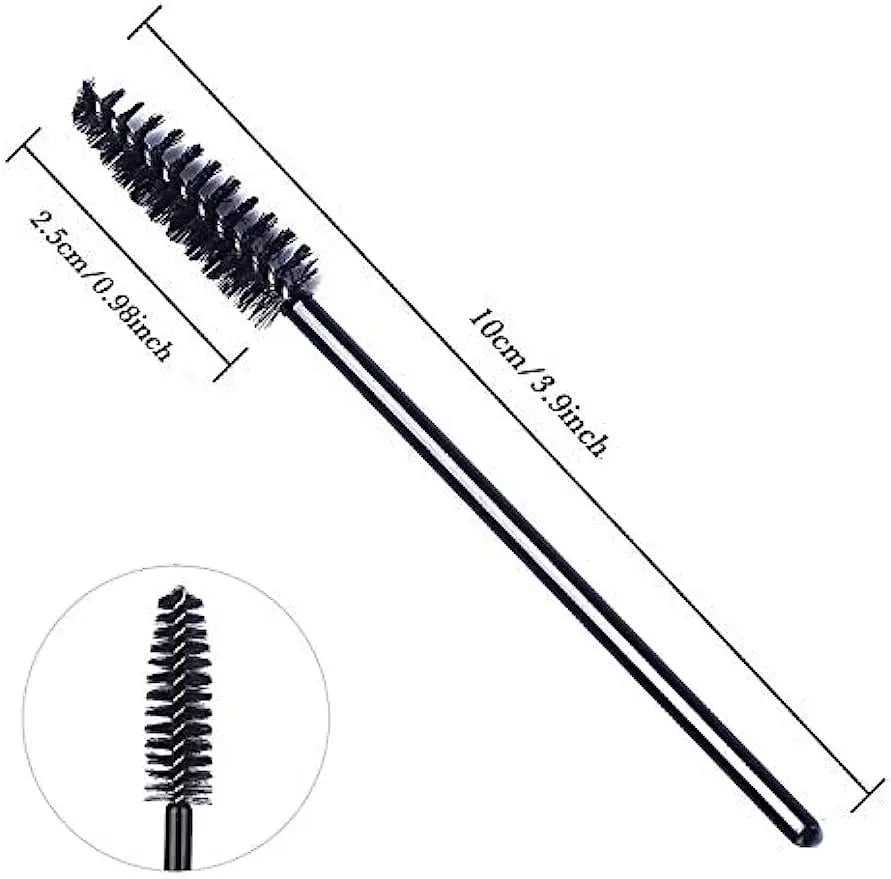 100 Pcs Disposable Eyelash Brushes for Easy Makeup Application - Smarsty