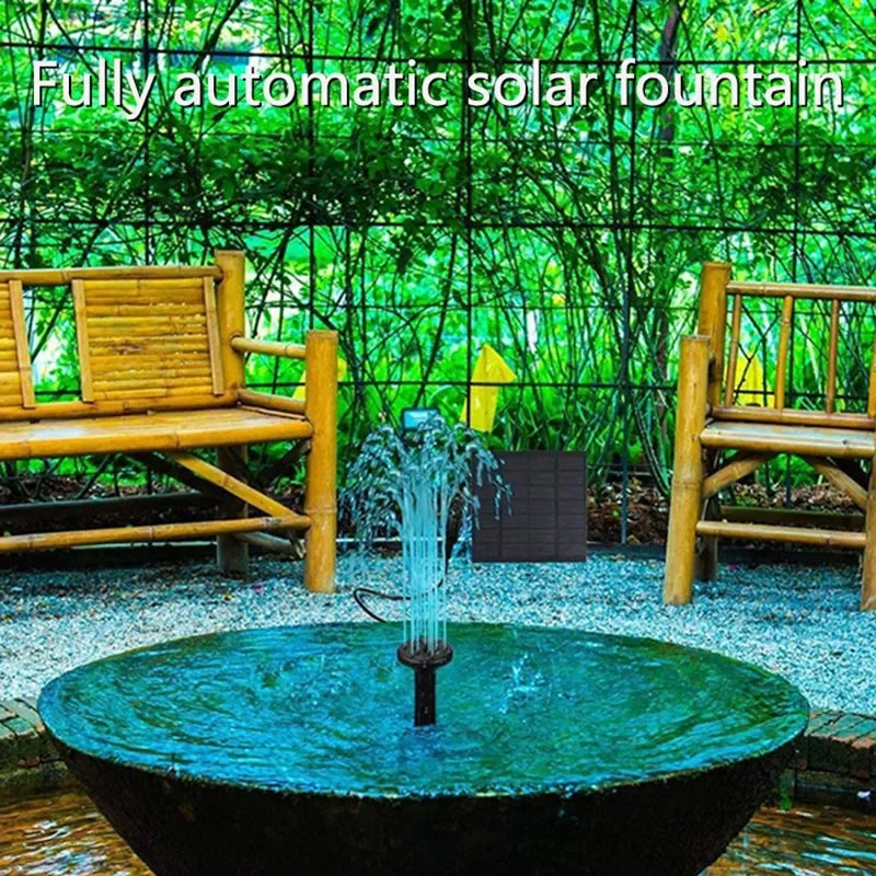 Solar Fountain Pump Kit With Versatile Individual Panels - Smarsty