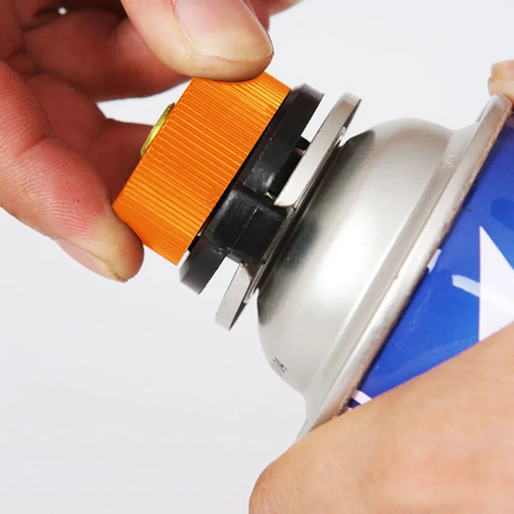 Outdoor Camping Hiking Stove Burner Adaptor Split Type Furnace Converter Connector Auto-off Gas Cartridge Tank Cylinder Adapter by Smarsty