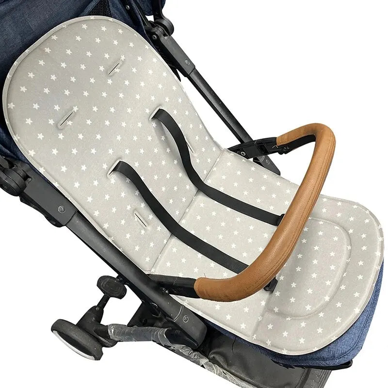 Stroller Seat Cushion Soft Baby Pushchair Car Cart High Chair Seat Trolley Cushions Kids Stroller Mattress Soft Pad Large Sizes by Smarsty