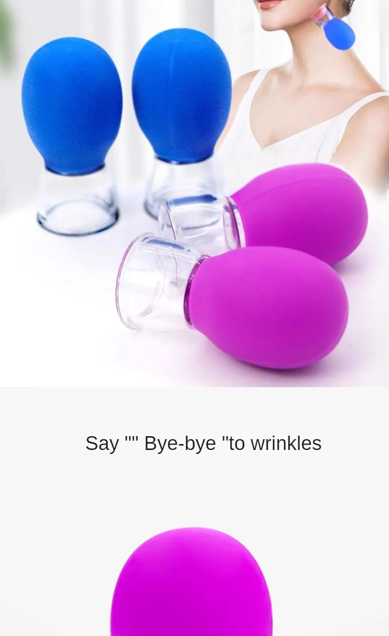Silicone Cupping Massage Set for Anti-Aging Treatment - Smarsty