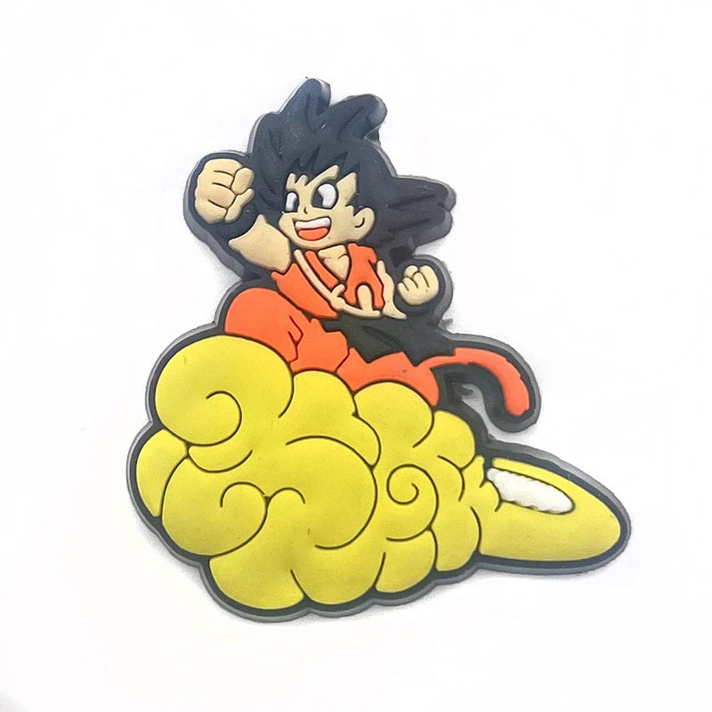 New JIBBITZ Dragon Ball Shoe Charm For Clogs PVC Waterproof Sandals Decorate Buckle Decorations Accessories Toys Gift