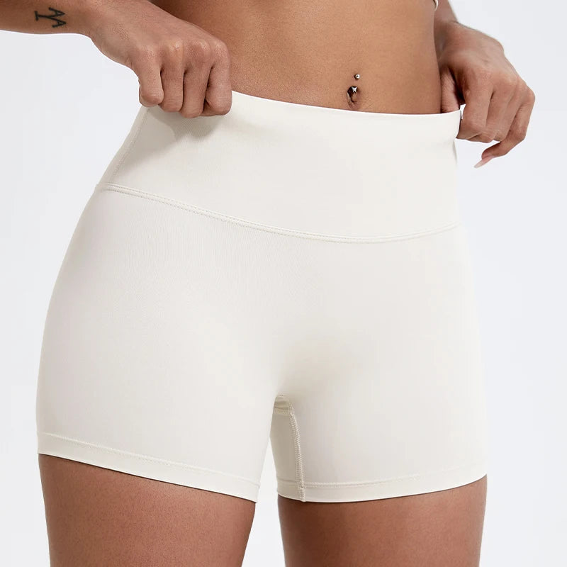 Hearuisavy Running Sports Shorts Women Buttock Lift Gym Leggings Women Cycling Slim Fit Workout Shorts High Waist Yoga Shorts - Smarsty