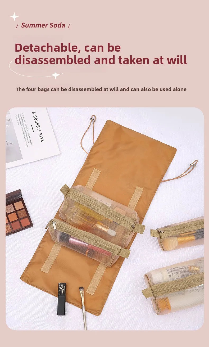 Transparent Cosmetic Bag Travel Organizer For On The Go - Smarsty