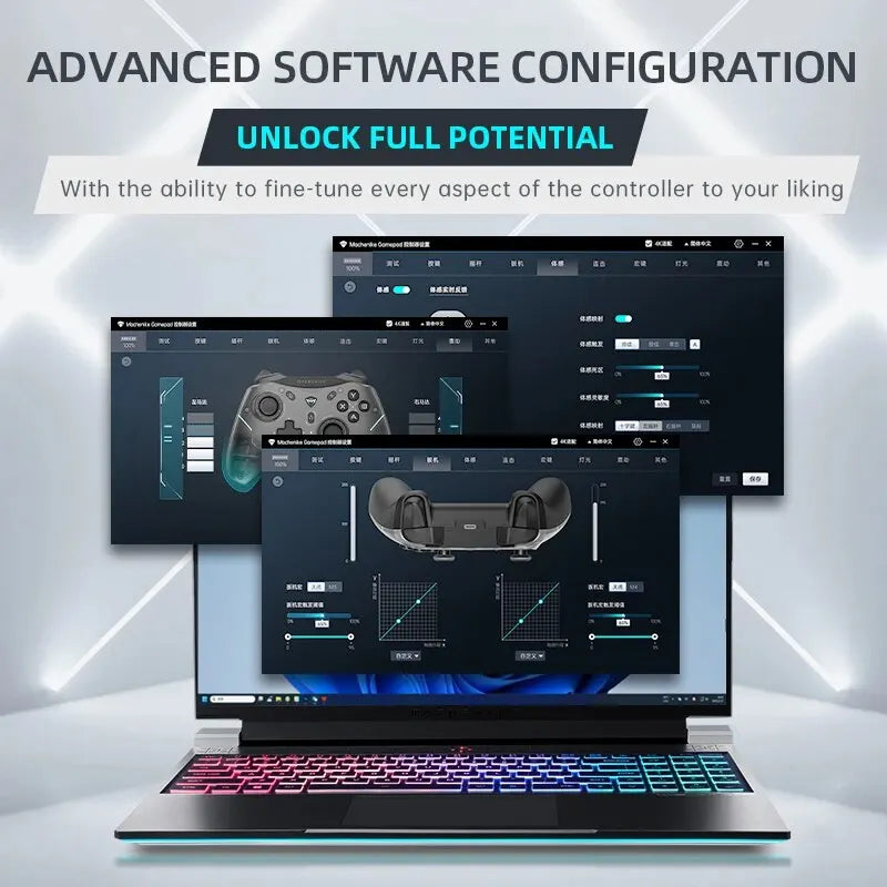 Wireless Gaming Controller with Hall Trigger for Switch and PC - Smarsty