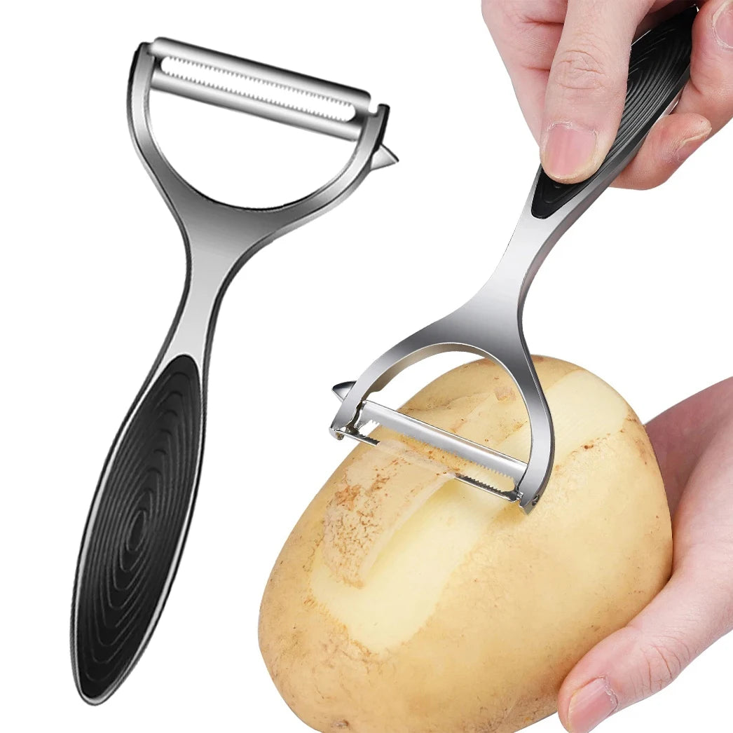 Stainless Steel Potato Peeler Vegetable Peeler Multi-function Carrot Grater Fruit Tools Kitchen Accessories cuisine pelador by Smarsty