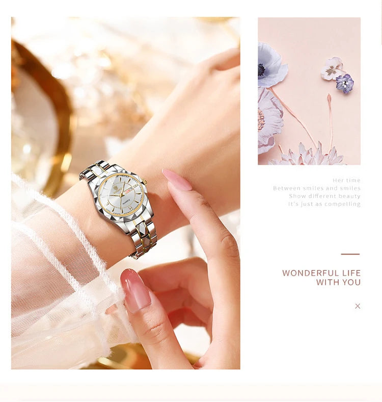 Luxury Waterproof Quartz Watch for Women with Luminous Feature - Smarsty