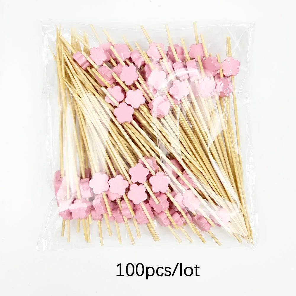 Wedding Pearl Wooden Skewers for Party Snacks - Smarsty