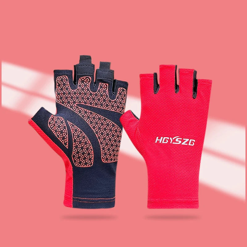 Breathable Non Slip Fingerless Cycling Gloves for Men and Women - Smarsty