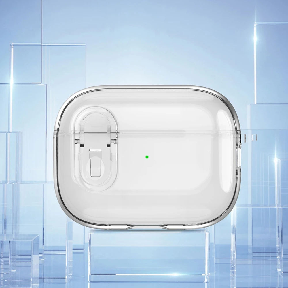 Transparent Bluetooth Earphone Case with Charging Port - Smarsty