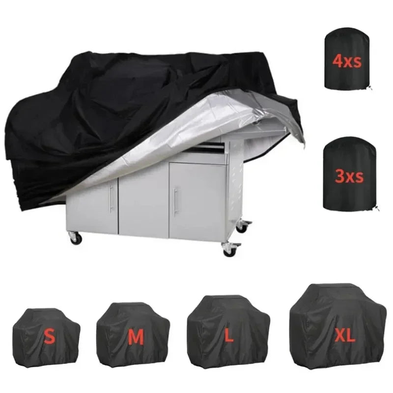 Heavy Duty Waterproof BBQ Grill Cover for Outdoor Protection - Smarsty