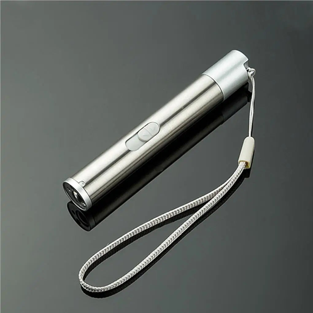 Pointer USB Charging Rechargeable 3-in-1 Flashlight Infrared Multifunction UV Teaching Lighting Gifts Pet Training by Smarsty