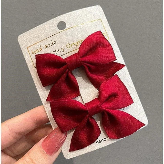 Elegant Flower Bow Hair Clips for Kids and Ladies - Smarsty