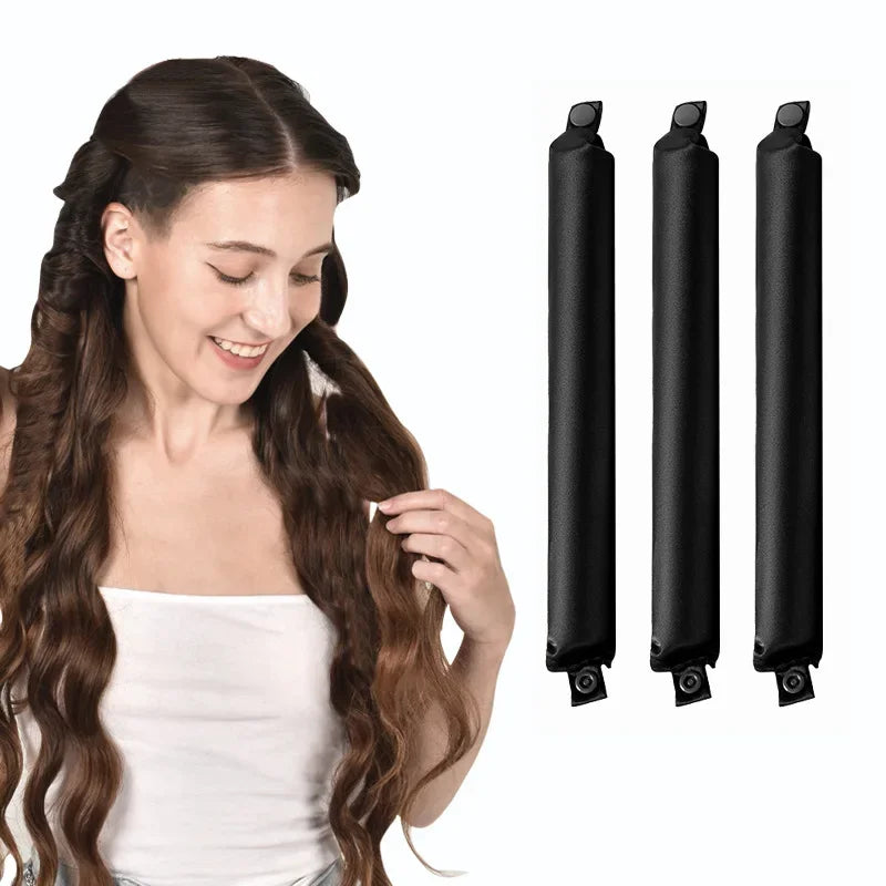Heatless Satin Curlers for Effortless Silk Curls - Smarsty