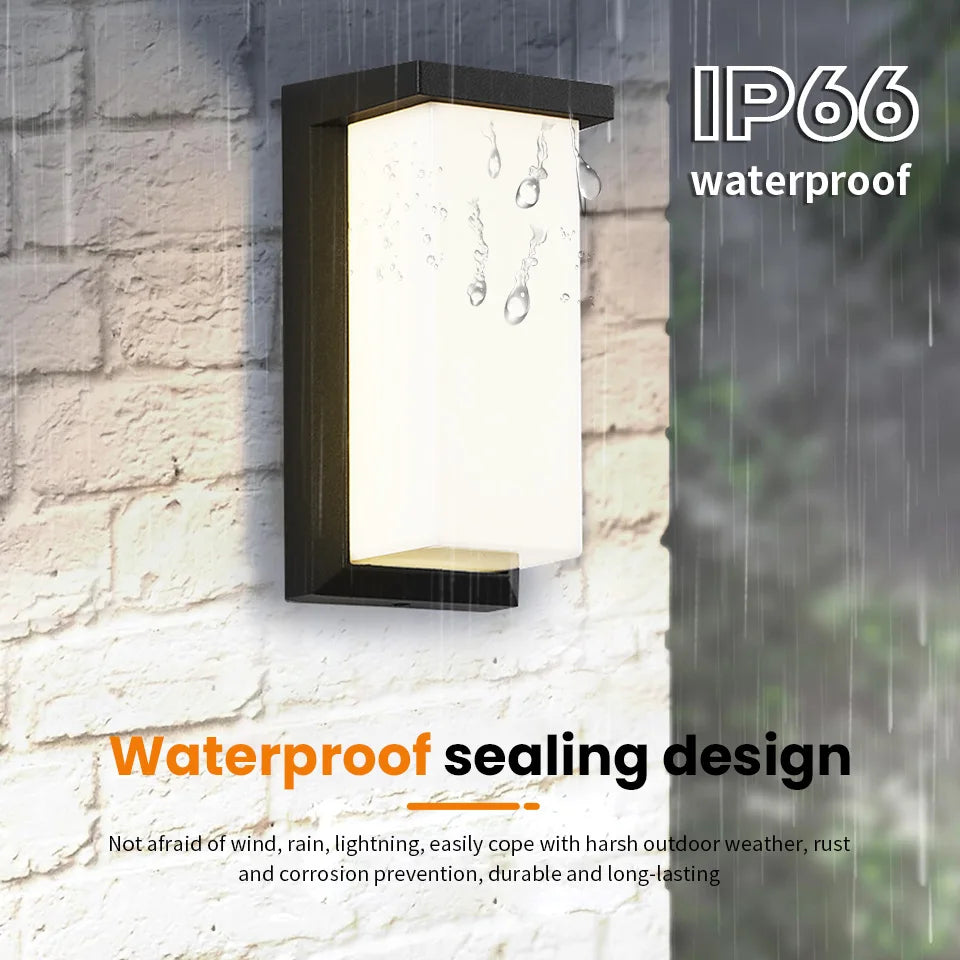 LED Outdoor Wall Light with Motion Sensor for Security - Smarsty