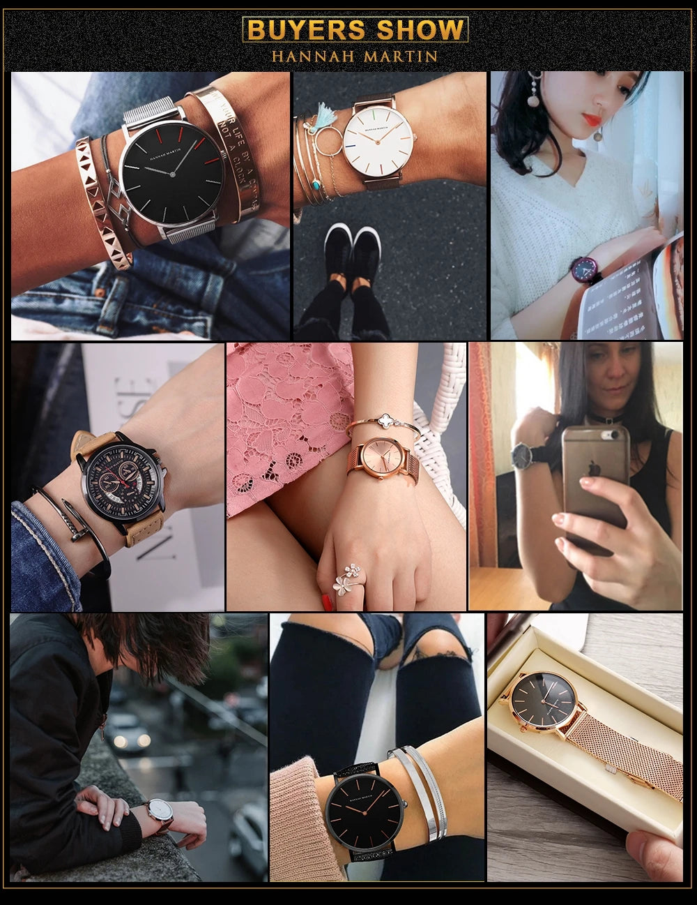 Rose Gold Women's Bracelet Watch with Japan Quartz Movement - Smarsty