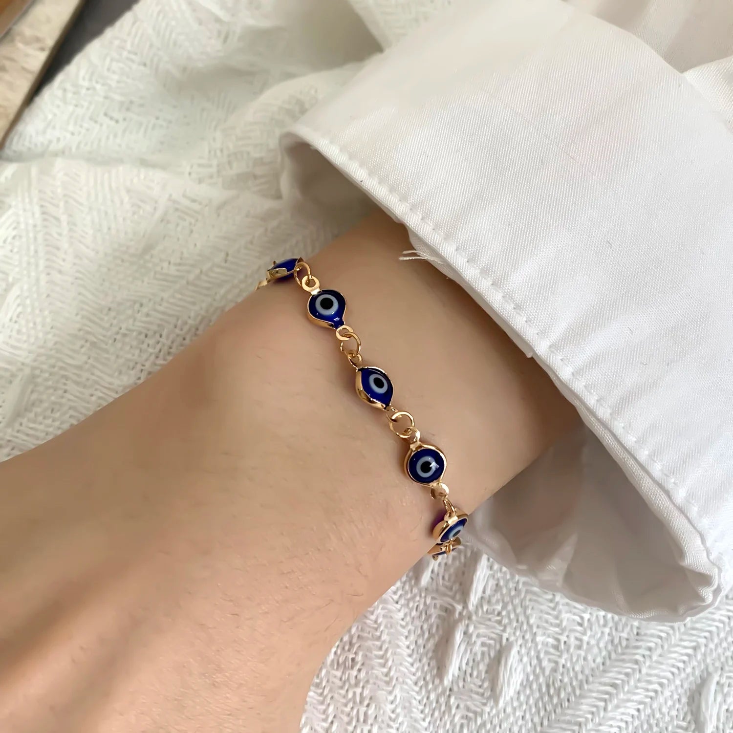 Lucky Turkey Evil Eye Bracelet For Good Luck - Smarsty