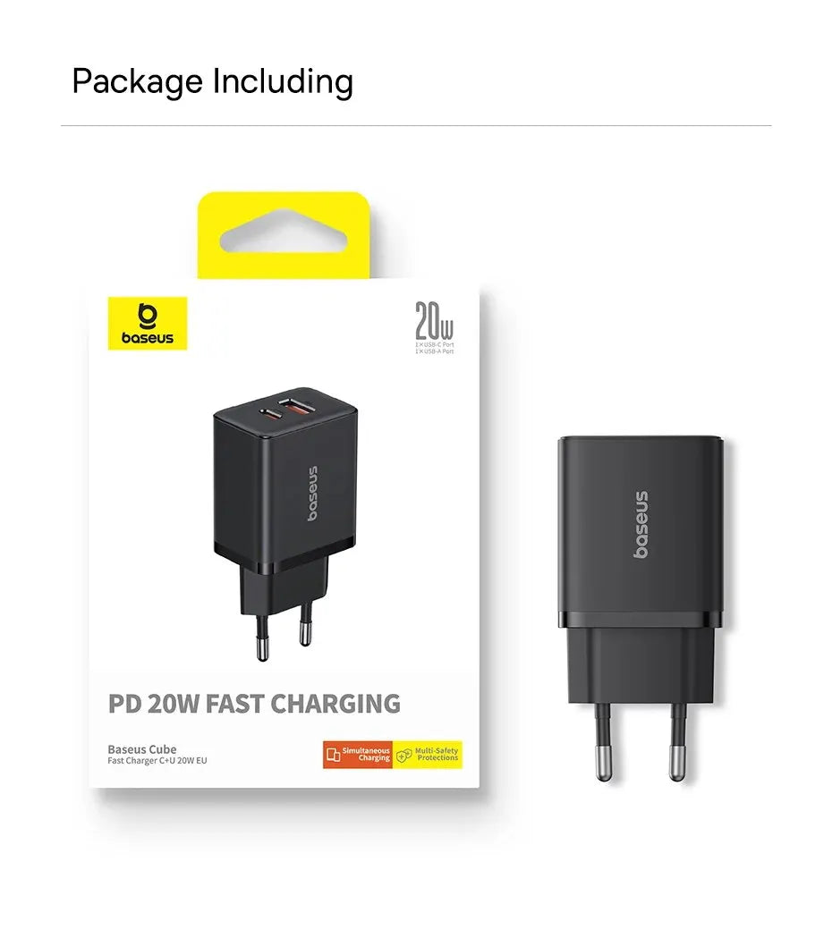 Compact 20W USB C PD Fast Charger For iPhone Android - Smarsty
