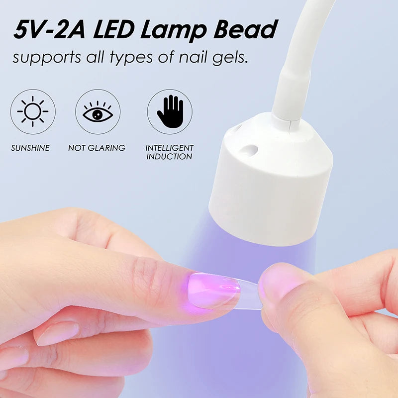 Foldable UV LED Nail Dryer Quick Dry Curing Lamp - Smarsty