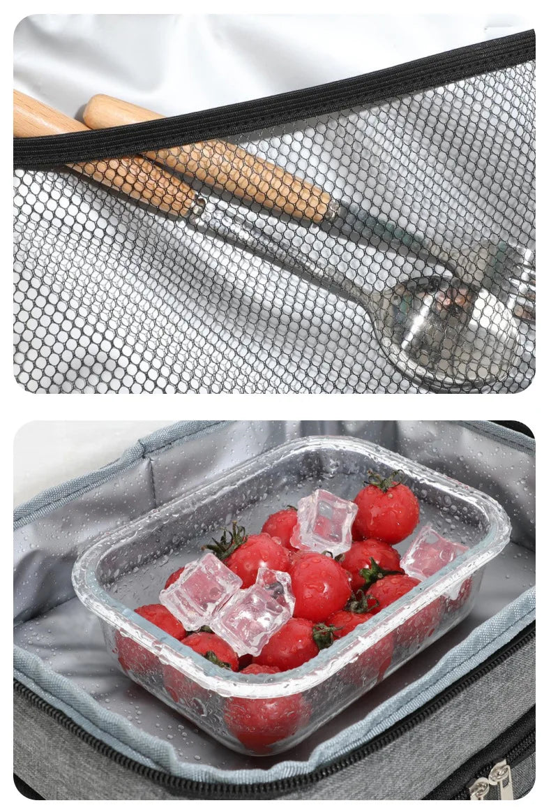 Insulated Cooler Lunch Bag Tote For Women Men Travel - Smarsty