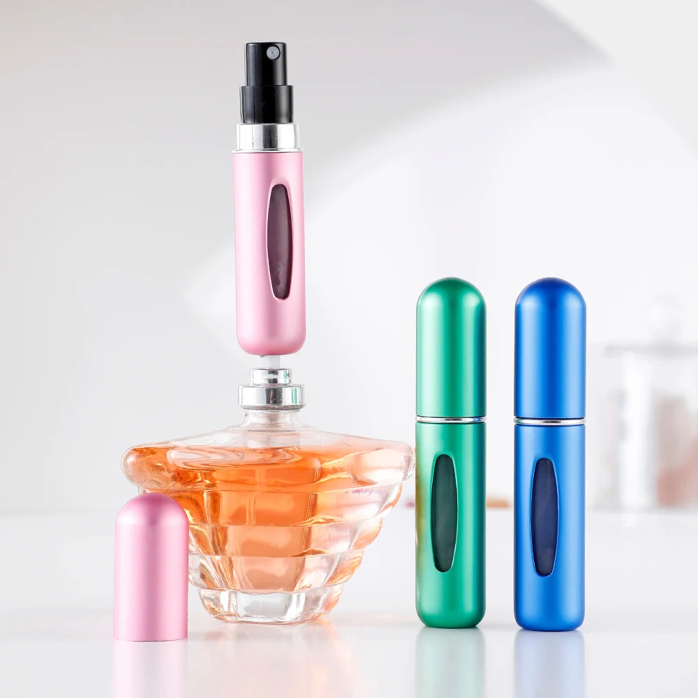 Portable 6Pcs Refillable Spray Bottle Set 5ml - Smarsty