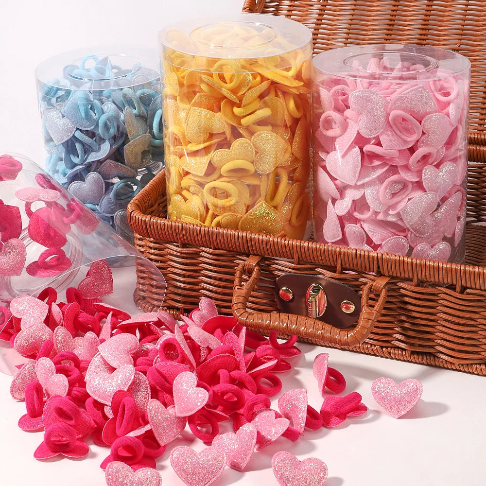 Kids Plush Hair Bands 20 Pack Soft Scrunchies For Children - Smarsty