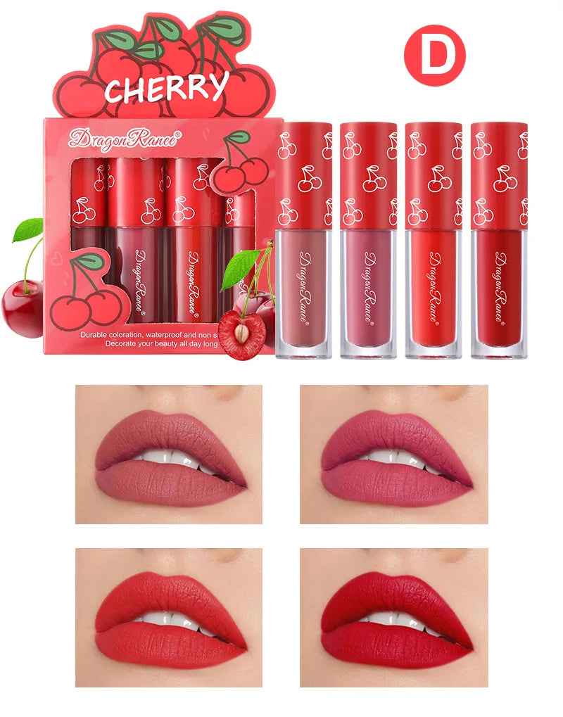 Mini Velvet Matte Lip Gloss Set for Long-Lasting Hydration - Smarsty
