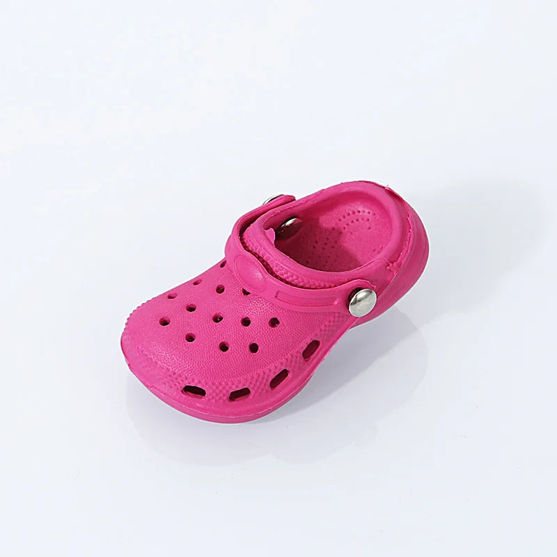 3D New Mini Shoes Shape PVC Shoe Charms for Clogs Accessories Women Beach Bag Sandals Buckle Kids Shoe Pins DIY Shoe Decorations