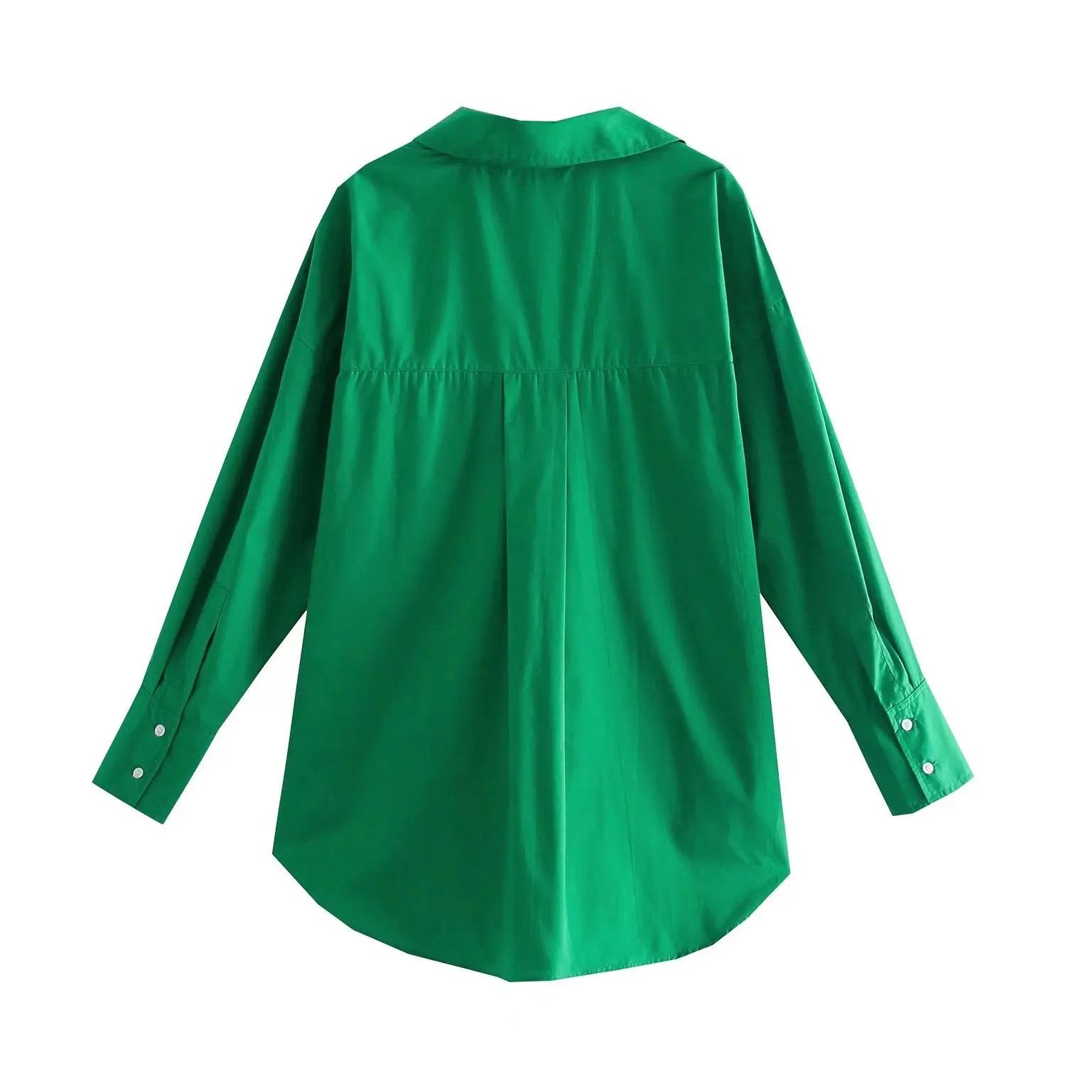 MUJER Women Shirt Multicolour Button Up Shirt Women Summer Long Sleeve Top Female Streetwear Oversize Shirts And Blouses Women - Smarsty