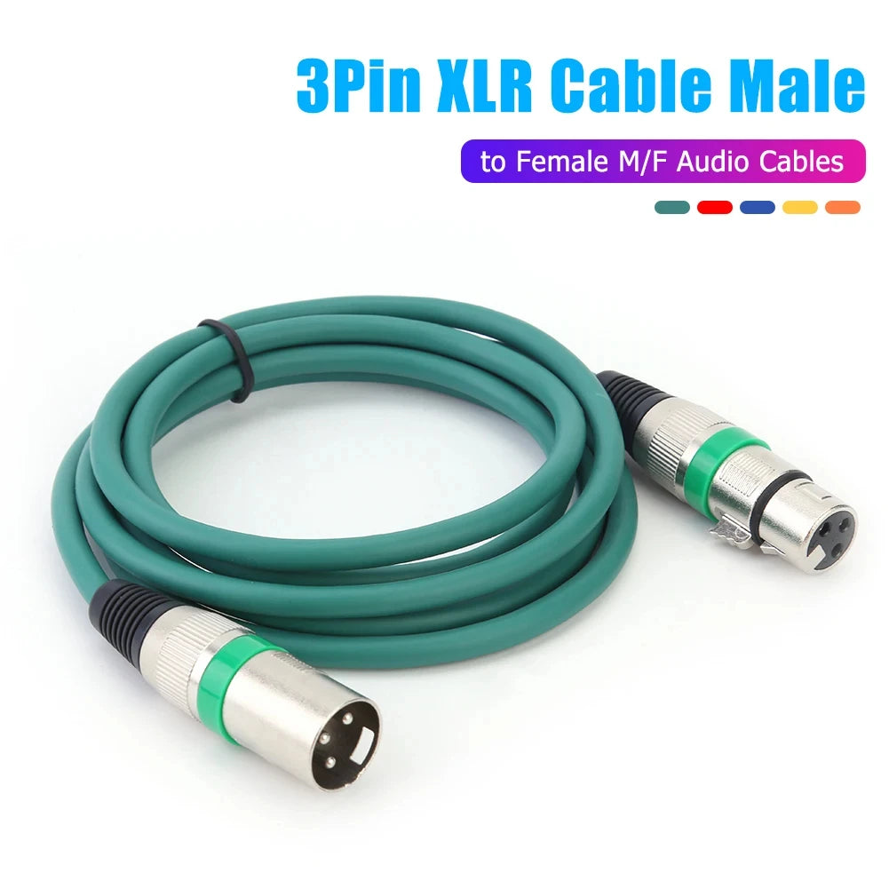 XLR Male to Female Microphone Extension Cable - Smarsty