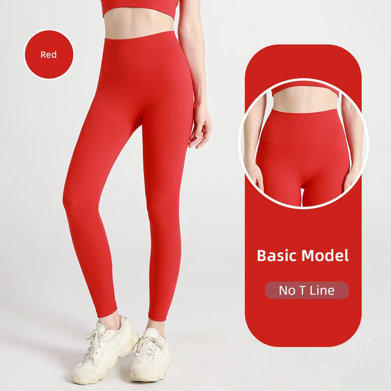2024 Hot Sale Fitness Lenggings Female Full Length Leggings Running Pants Comfortable And Formfitting Yoga Pants Workout Legging - Smarsty
