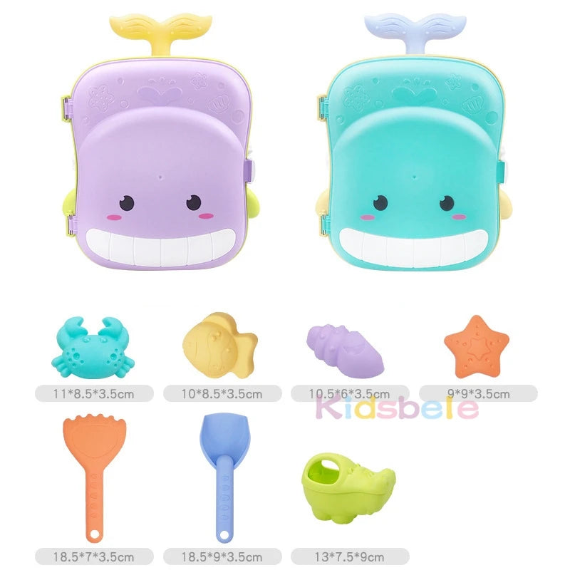 Kids Beach Toys Baby Beach Play Toys Sandbox Kit Summer Toys Beach Accessories Sand Water Game Tools Bath Toy For Baby by Smarsty