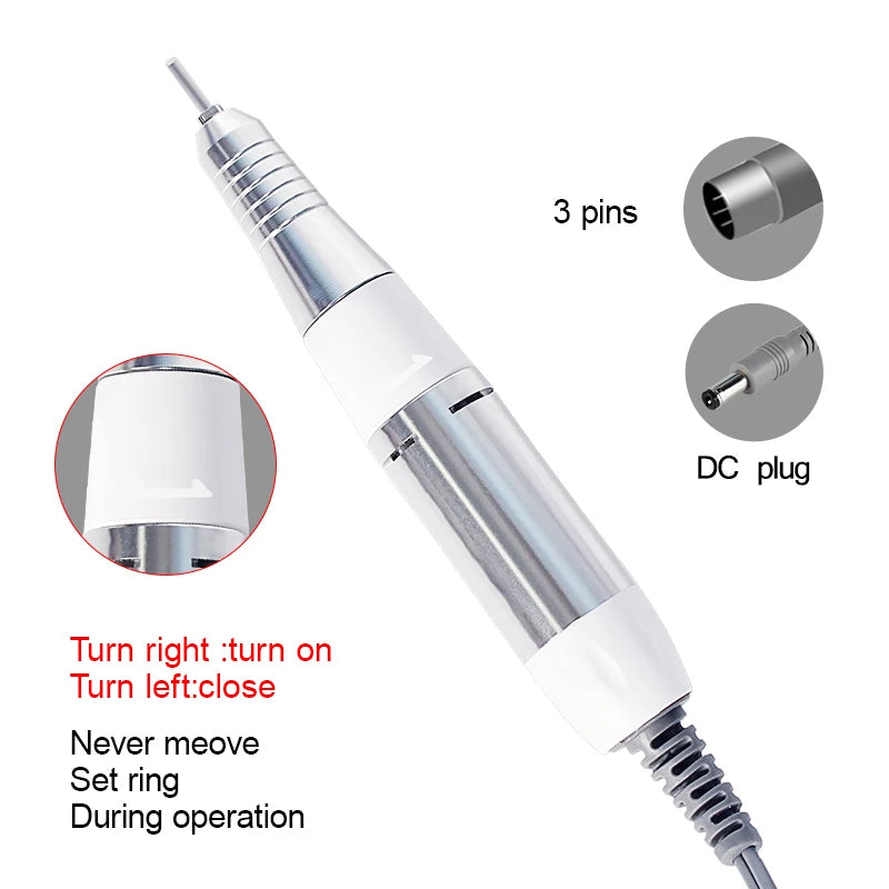 Electric Nail Drill Pen for Professional Manicure and Pedicure - Smarsty