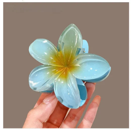 Hawaiian Gradient Hair Clips Flower Beach Vacation Style - Smarsty