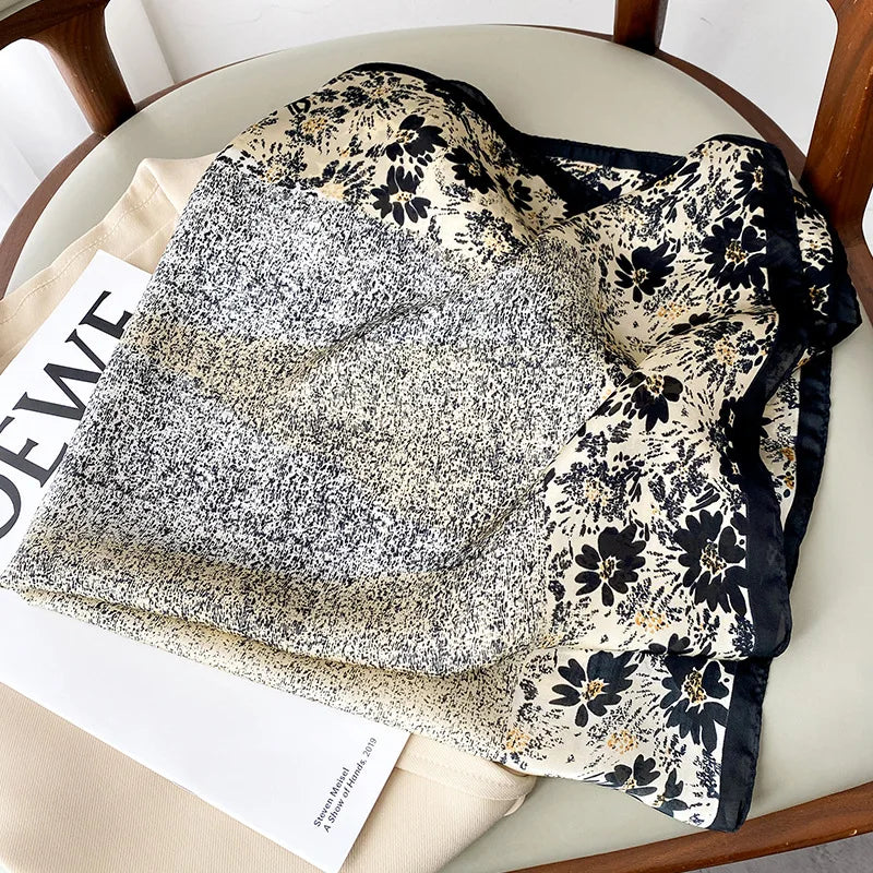 Luxury Silk Horse Print Scarf for Women - Smarsty