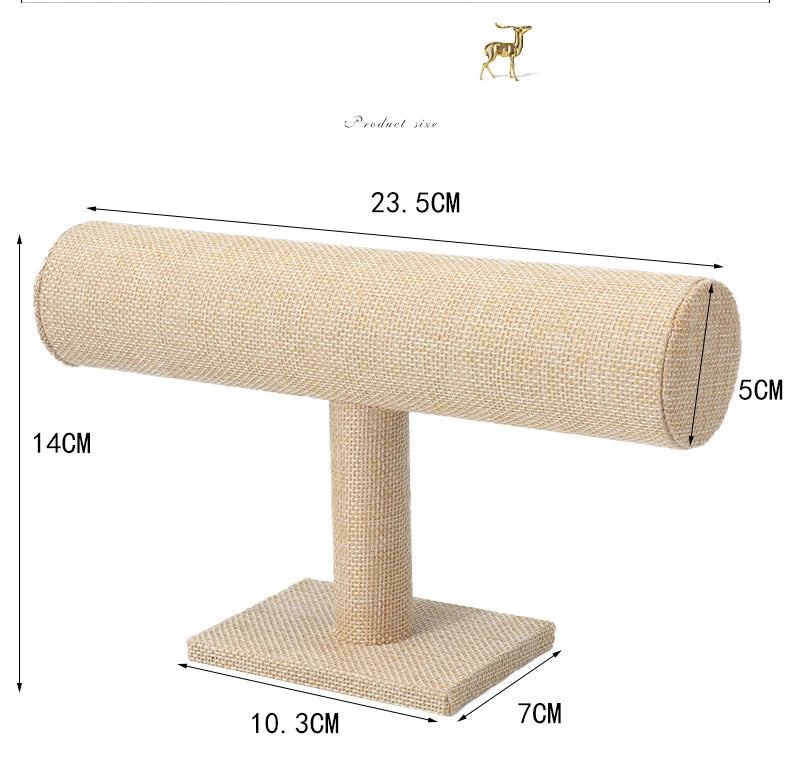 Velvet Jewelry Display Stand for Necklaces and Bracelets - Smarsty