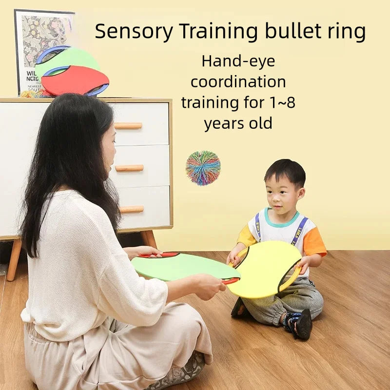 35cm Bouncing Circle Throwing Training Sensory Toy Kids Outdoor Games Balance Training Educational Learning Toys for Children