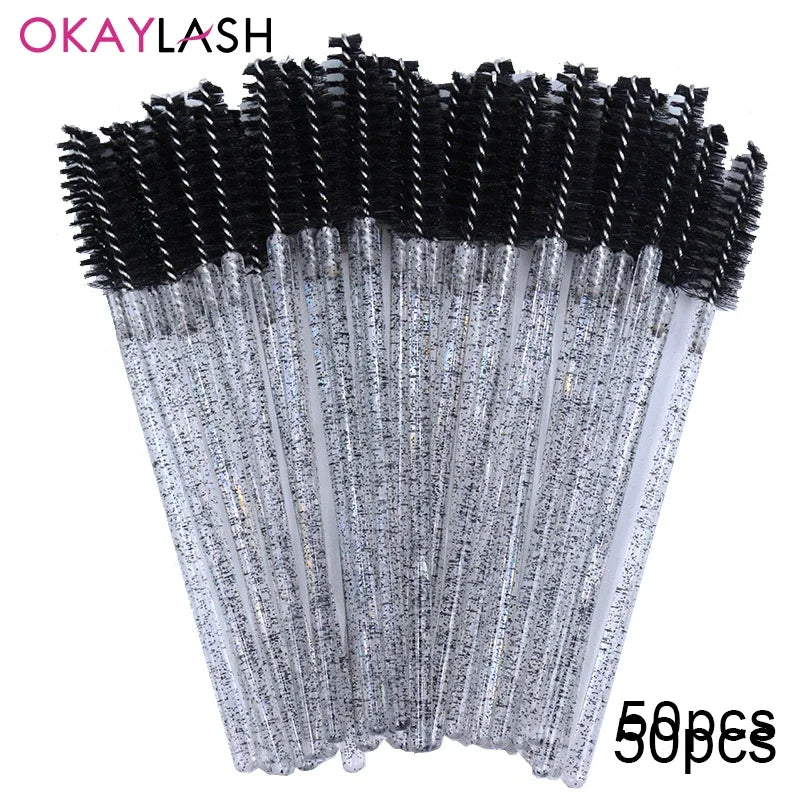 100pcs Disposable Eyelash Brushes for Flawless Application - Smarsty
