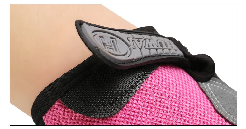 Breathable Anti Slip Fingerless Cycling Gloves for Men Women - Smarsty