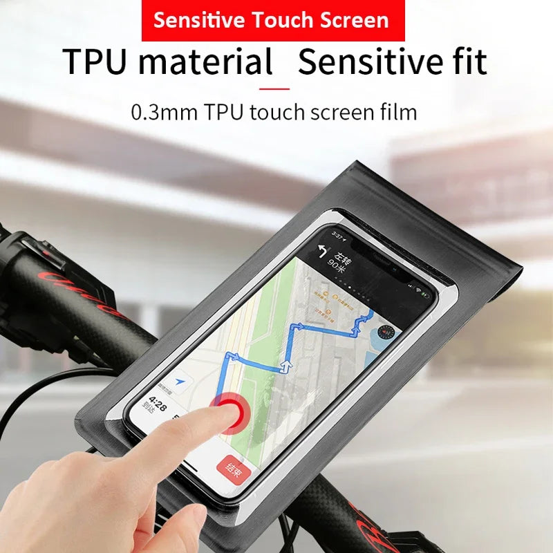 Waterproof Bike Phone Holder With TPU Touch Screen Mount - Smarsty