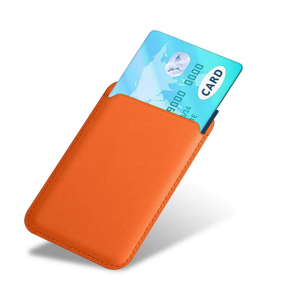 MagSafe Leather Wallet Case With Card Holder For iPhone - Smarsty