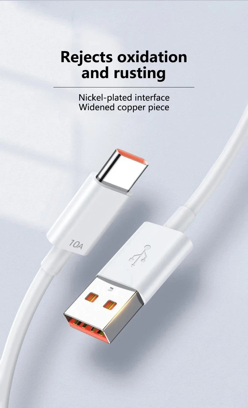 NNBILI 10A USB C Quick Charging Cable 120W Fast Charge - Smarsty