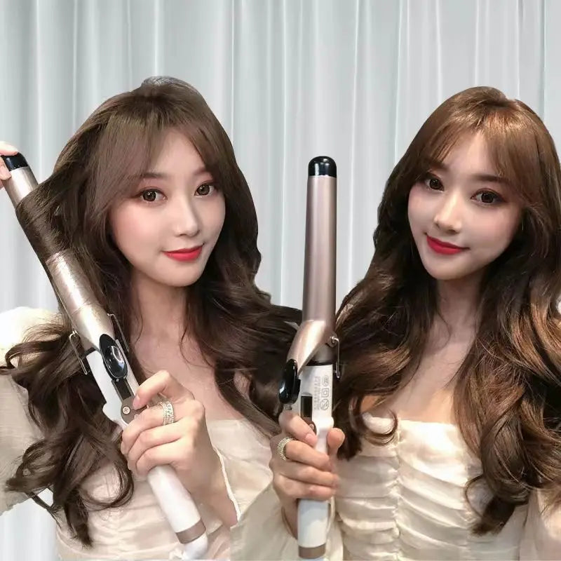 Professional Temperature Setting Electric Hair Curler Wand - Smarsty