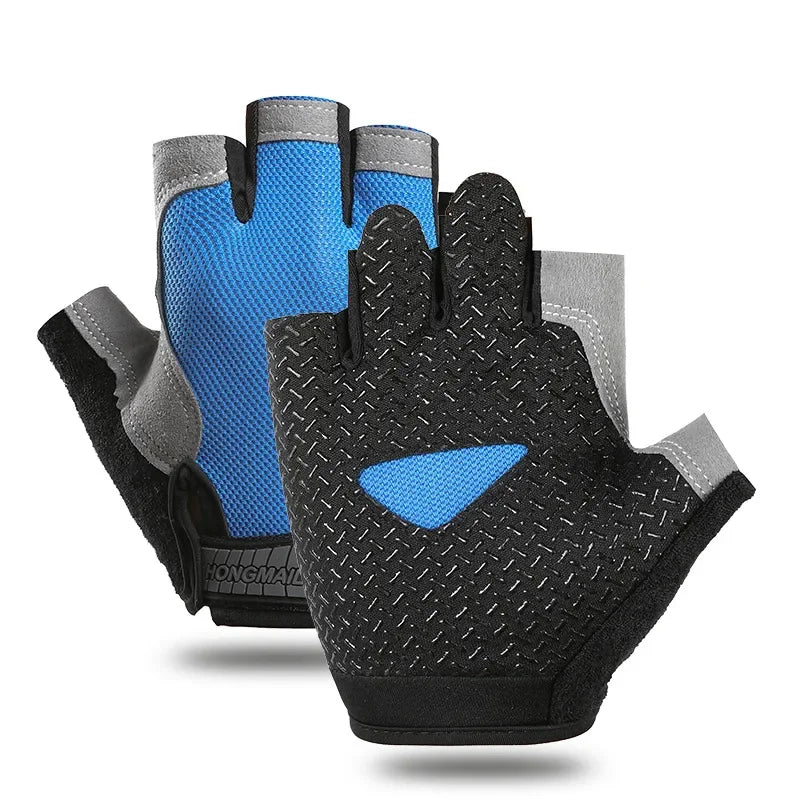 Breathable Half Finger Cycling Gloves Anti Slip Shock Absorption - Smarsty