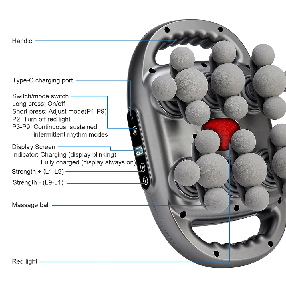 High-Frequency Vibration Body Massage Gun for Muscle Relief - Smarsty