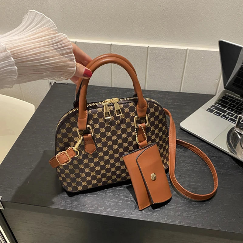 Lux Plaid Crossbody Bag For Women With Compact Mini Purse - Smarsty