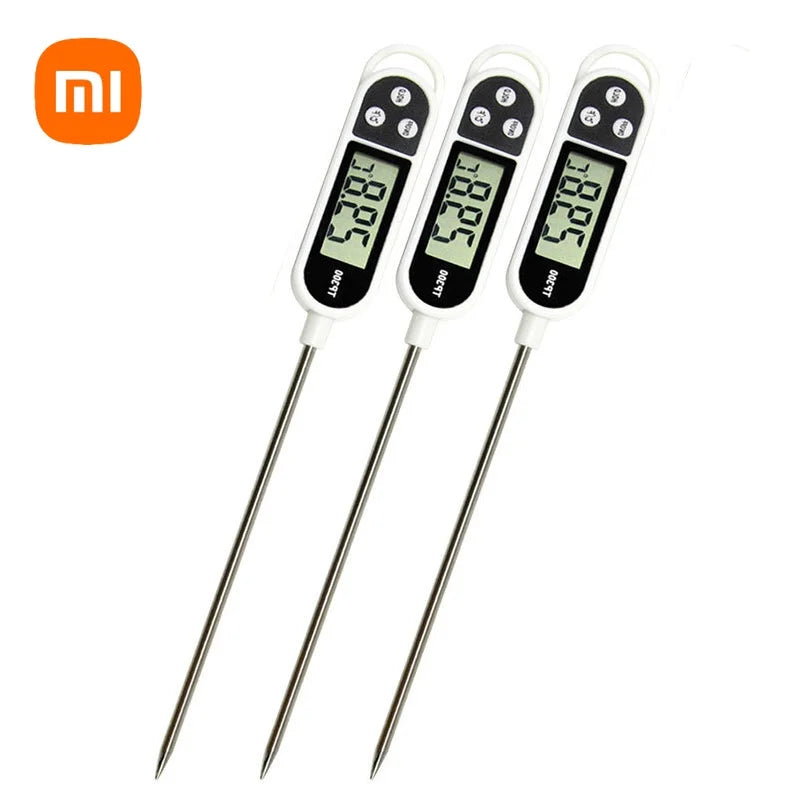 Xiaomi Digital Kitchen Food Thermometer Stainless Steel Electronic Temperature Gauge Tool Thermometer For Milk BBQ Meat Cooking