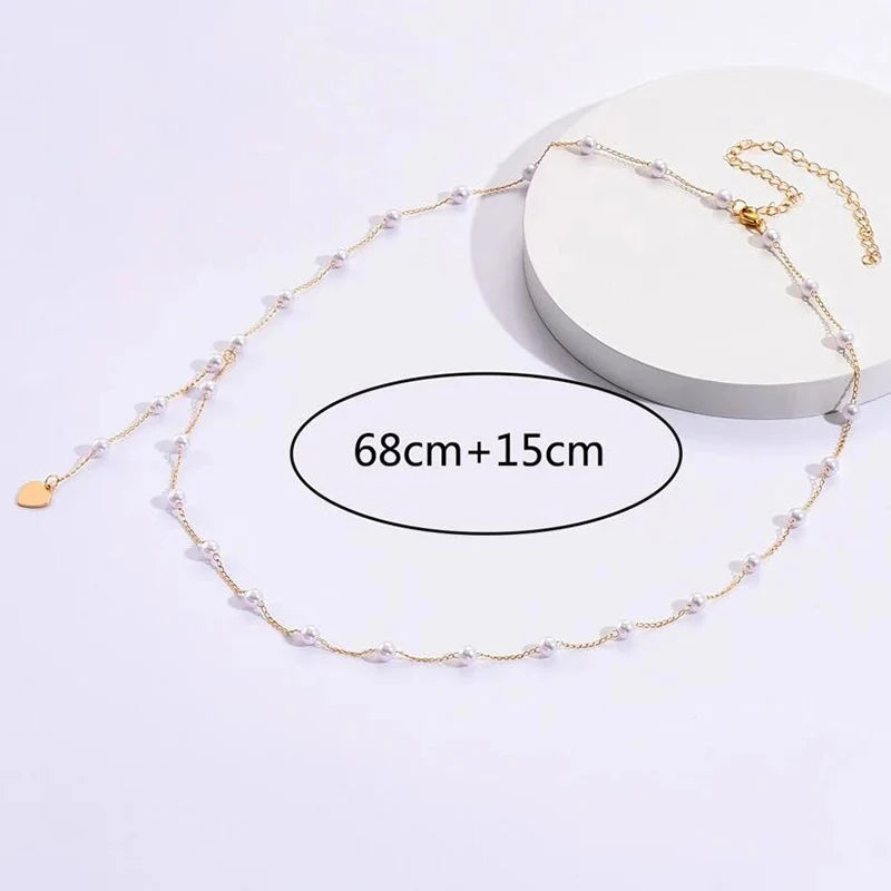 Vintage Pearl Belly Chain for Summer Fashion - Smarsty