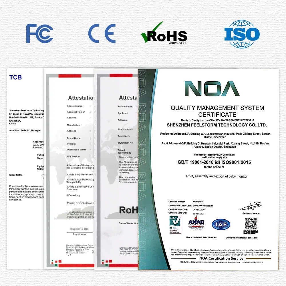 5.0 Inch Video Baby Monitor With Pan Tilt Camera Wireless Two Way Audio Night Vision Security Babysitter VOX Wake Up USB Charge by Smarsty