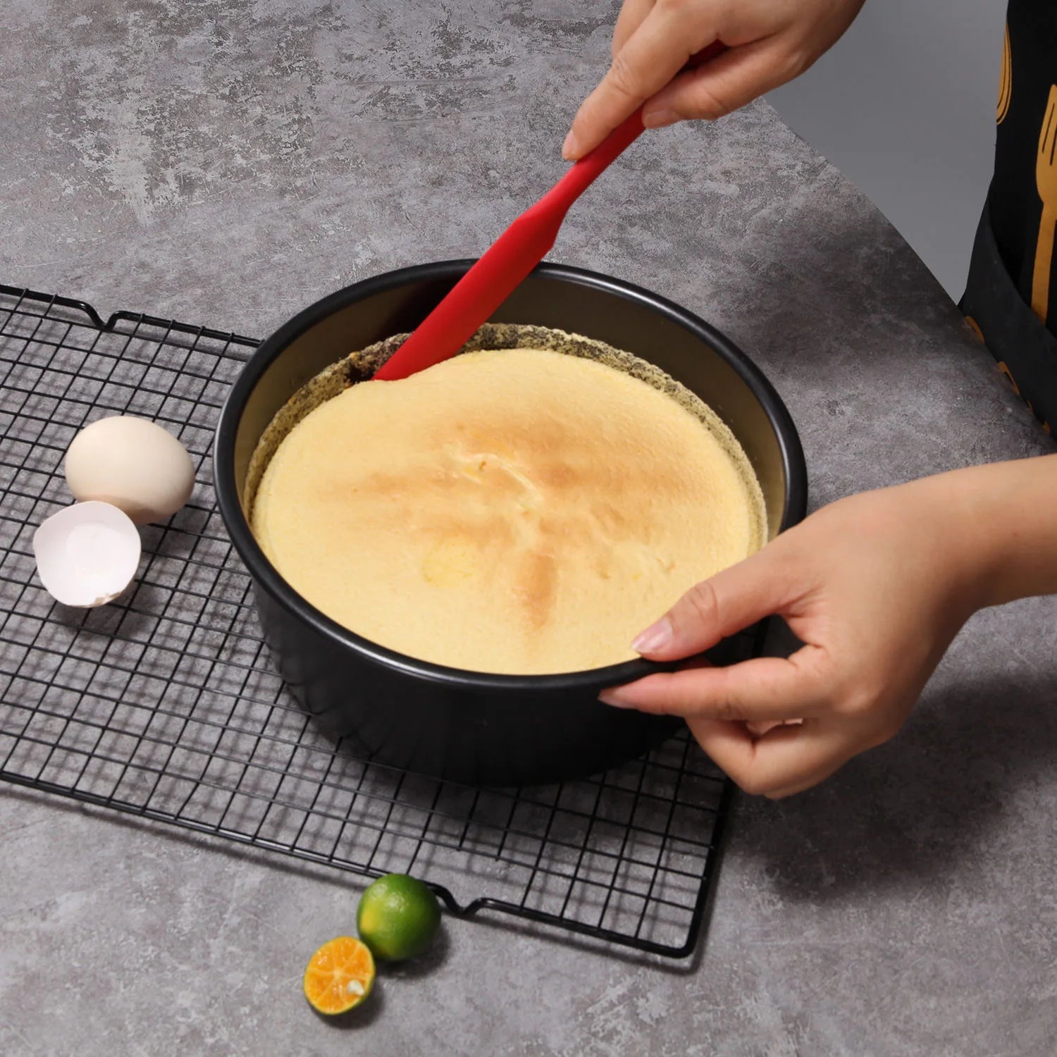 Heat Resistant Silicone Spatula for Baking and Mixing - Smarsty